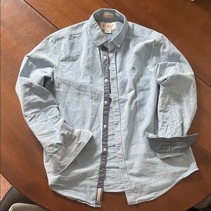 Original Penguin Light Blue Long-Sleeve Button-Down Shirt